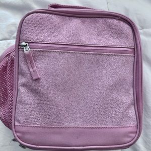 Pottery Barn Kids Mackenzie Pink Sparkle Glitter Lunch Boxes Classic